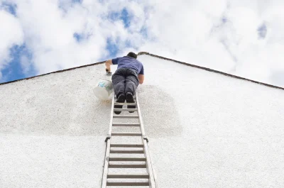 Peinture extérieure à la Richardais — façades et ravalement